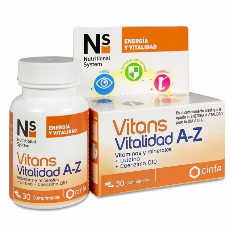 Nutritional System Ns Vitans Vitalidad A-Z 30 cápsulas