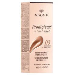 Nuxe Prodigieux BB Cream Hidratante con Color Le Teint Èclat Tono Oscuro 30ml