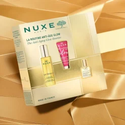 Nuxe Rutina Antiedad Glow: Super Serum [10] 30ml + Merveillance Lift Glow 15ml + Huile Prodigieuse 10ml