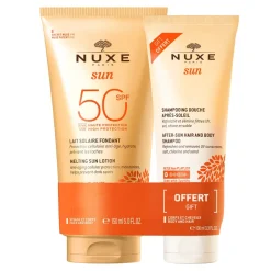Nuxe Sun Leche Solar Fundente SPF 50+ Champú After Sun 100ml DE REGALO
