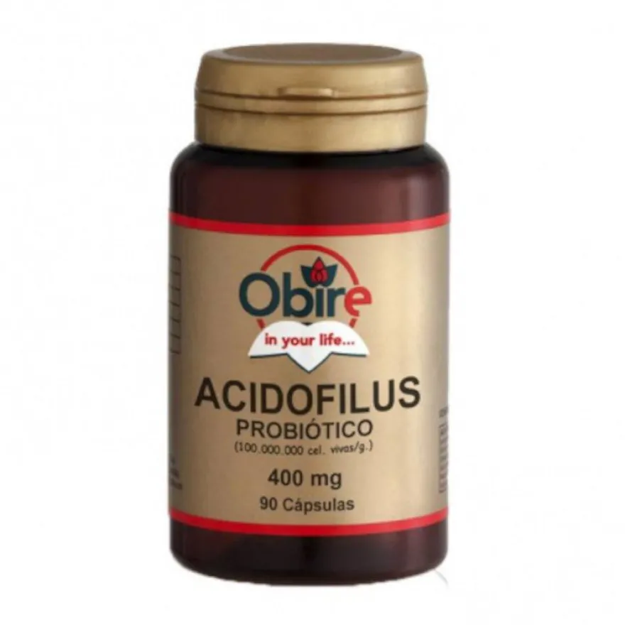 Obire Acidofilus 400 mg 90 Cápsulas