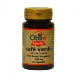 Obire Cafe Verde Ext Seco 200 mg 60 Cápsulas