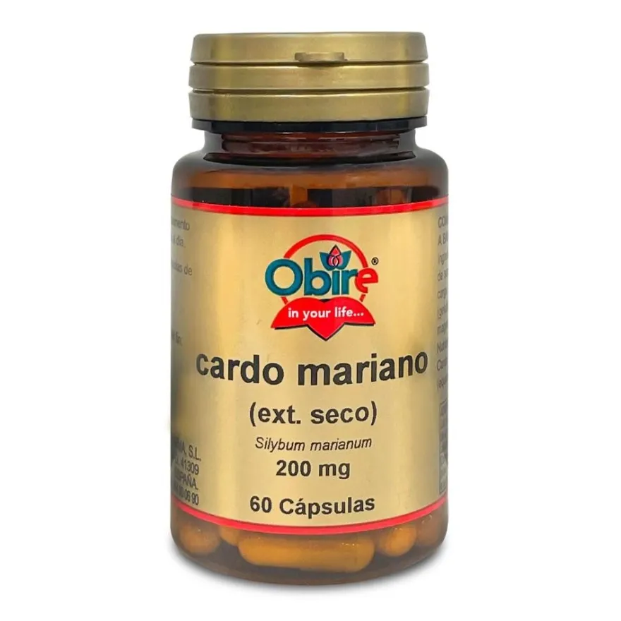 Obire Cardo Mariano 200 mg 60 Cápsulas