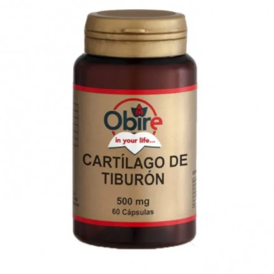 Obire Cartílago de Tiburón 500 mg 60 Cápsulas
