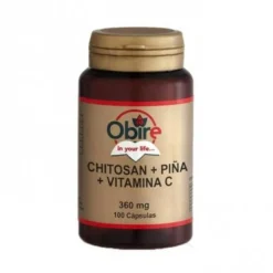 Obire Chitosán + Piña + Vitamina C 100 Cápsulas