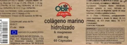 Obire Colágeno Marino & Magnesio 60 Cápsulas