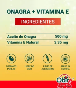 Obire Onagra 500 mg 450 Perlas