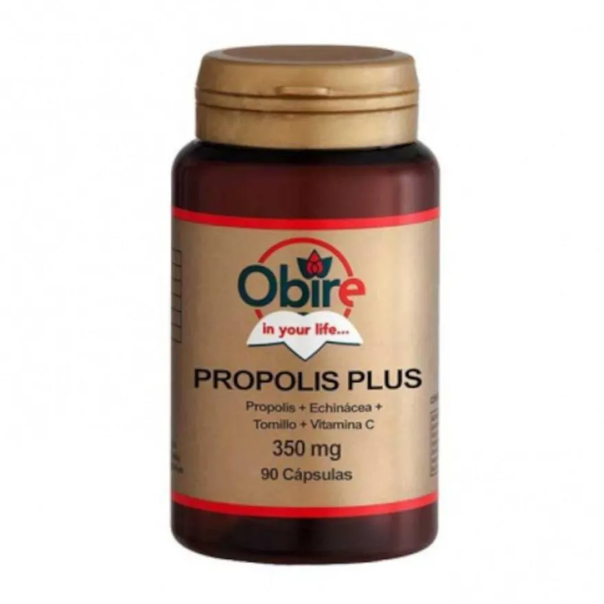 Obire Própolis Plus (Própolis + Echinácea + Tomillo + Vitamina C) 90 Cápsulas