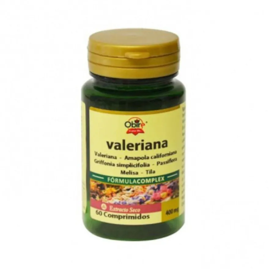 Obire Valeriana Complex Ext Seco 400 mg 60 Comprimidos