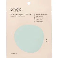 Ondo Beauty 36.5 Caffeine & Green Tea Antioxidant Eye Patches 2 uds