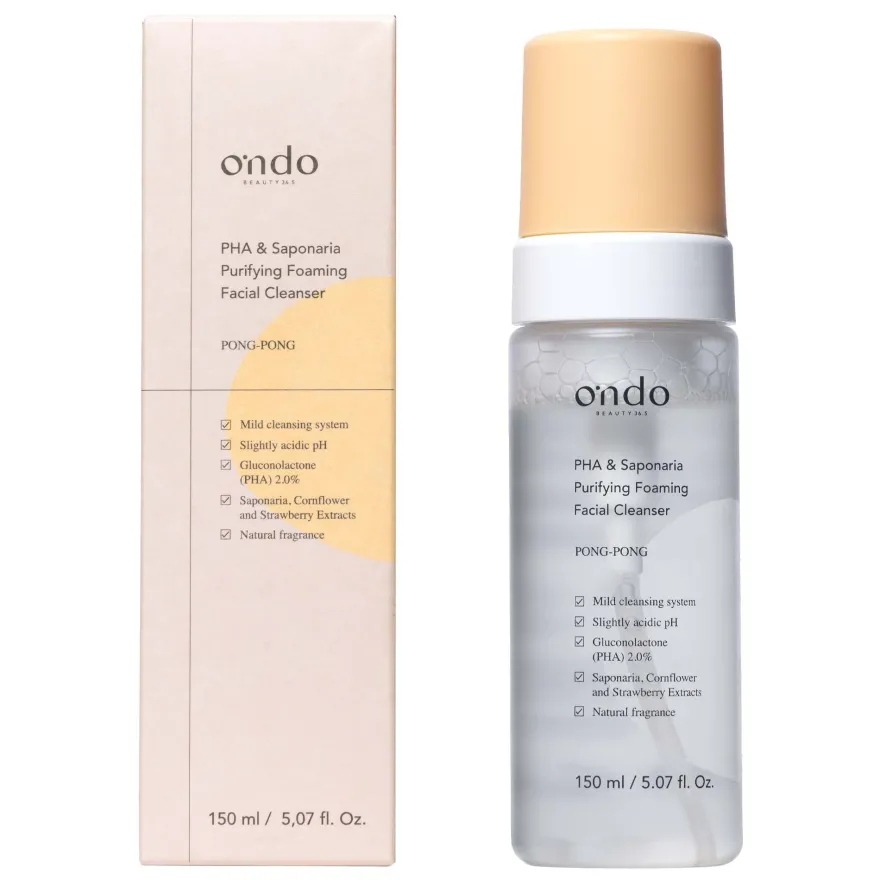 Ondo Beauty 36.5 PHA & Saponaria Purifying Foaming Cleanser 150 ml