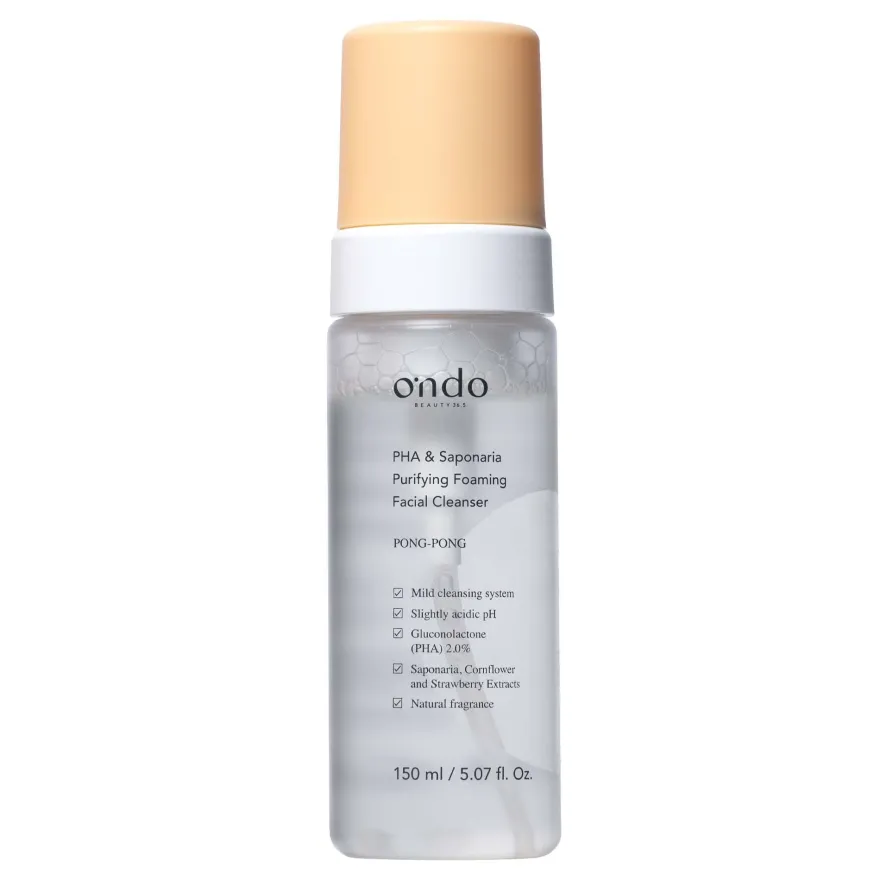 Ondo Beauty 36.5 PHA & Saponaria Purifying Foaming Cleanser 150 ml