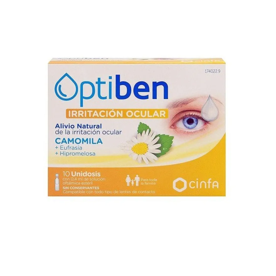 Optiben Ojos Irritados 10 monodosis