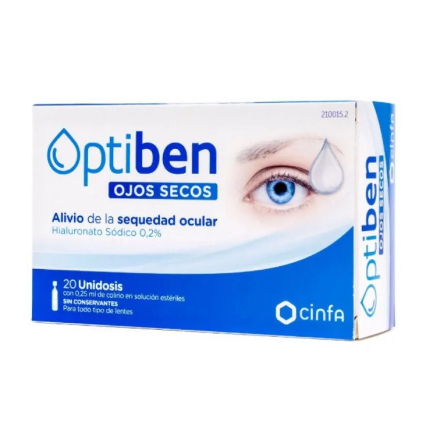 Optiben Ojos Secos 20 Monodosis