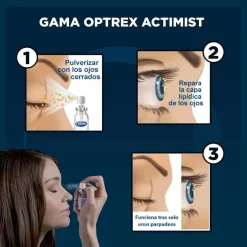 OPTREX ActiMist Spray Ocular 2 en 1 Ojos Secos y Cansados 10ml