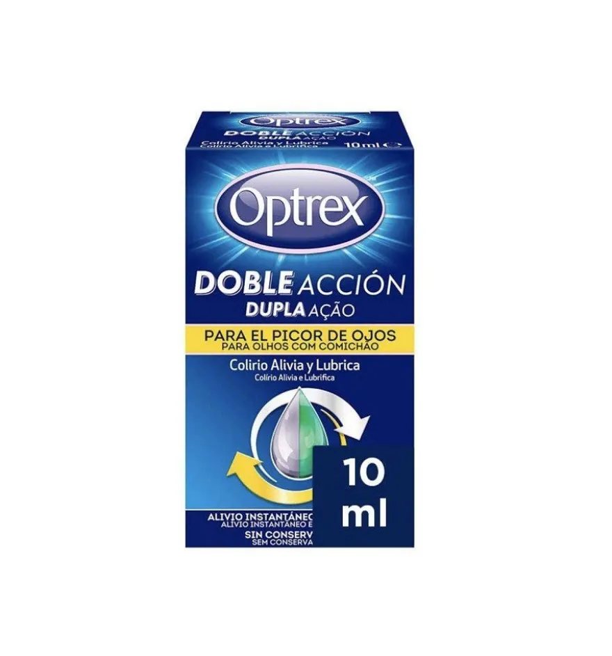 OPTREX Doble Acción Colirio Alivia y Lubrica 10ml