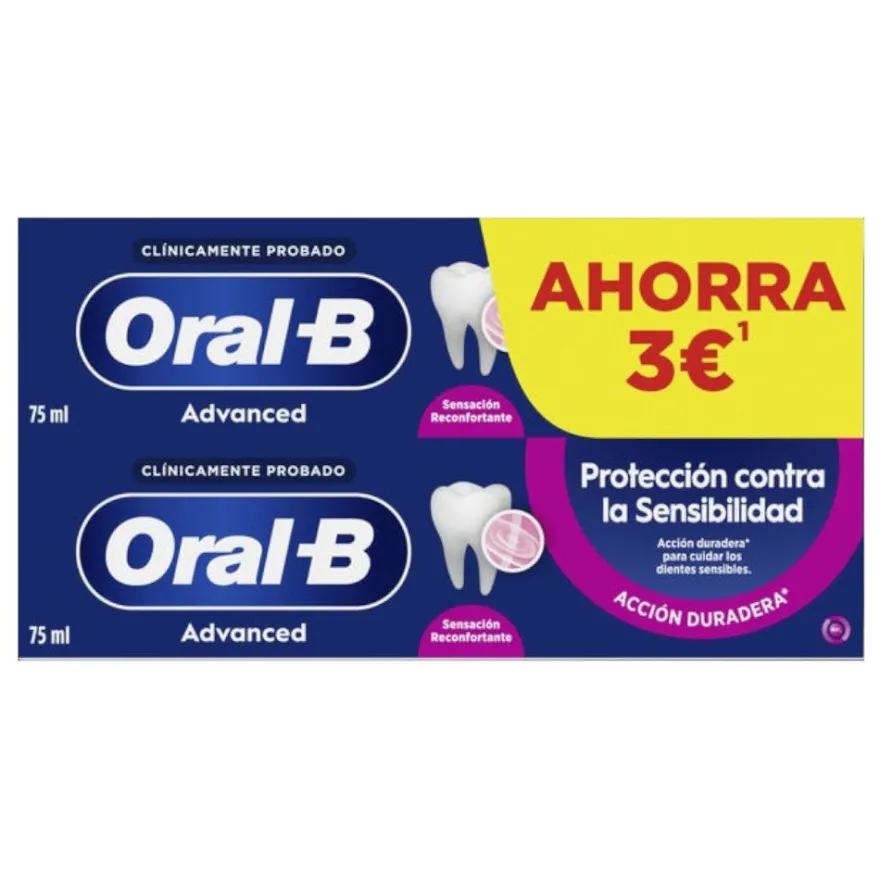 Oral-B Advanced Protección Contra la Sensibilidad Duplo 2 x75 ml