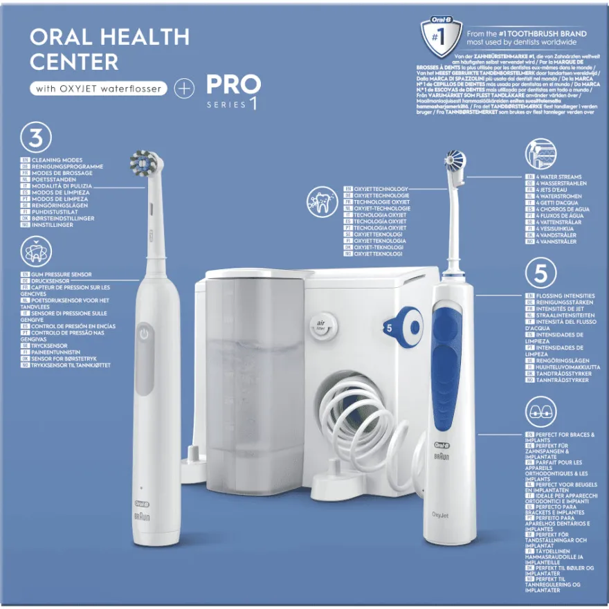 Oral-B Centro Dental Pro 1 + Oxyjet 1 unidad