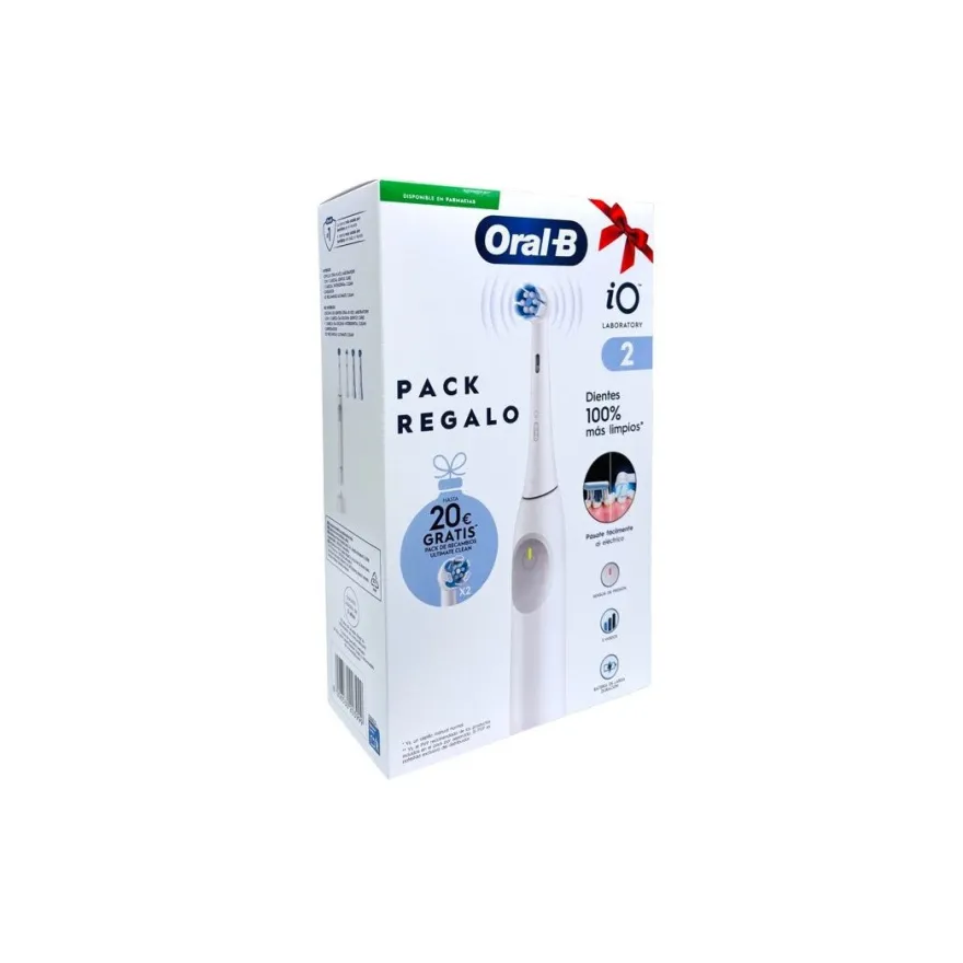 Oral-B Cepillio Eléctrico Io2 Blanco 2 Cabezales