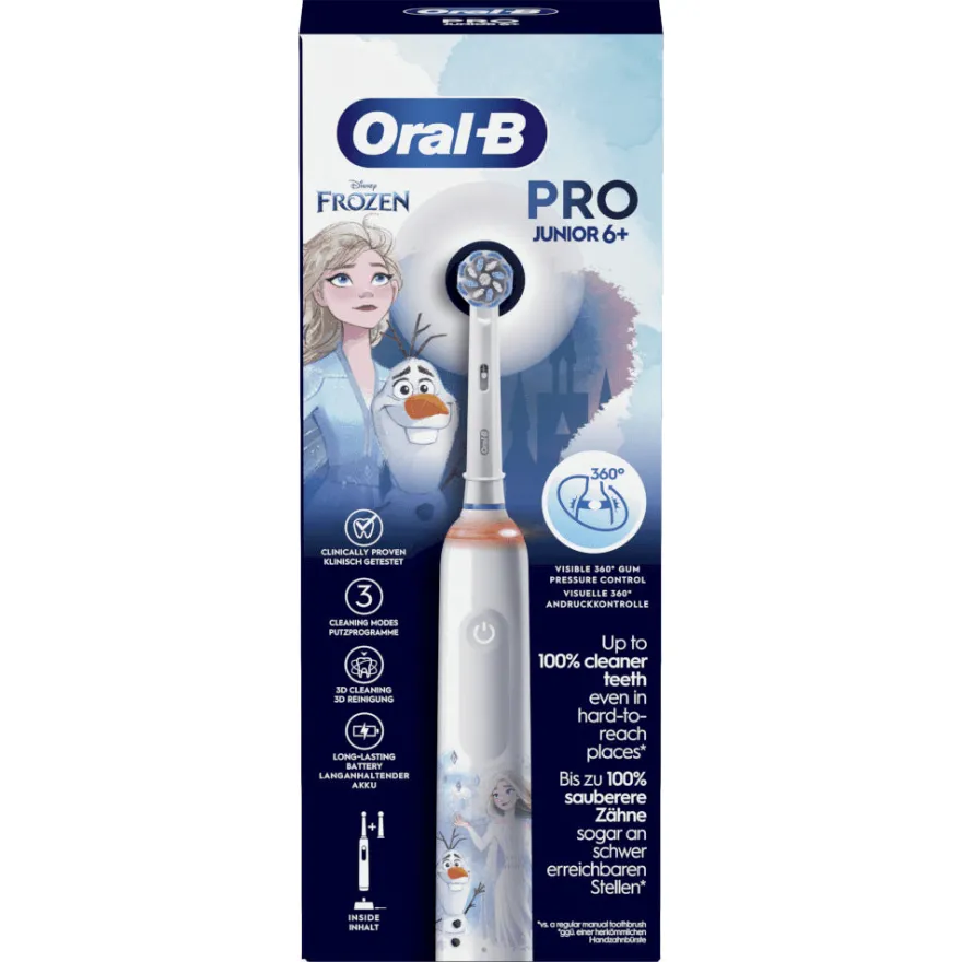 Oral-B Cepillo Recargable Pro Junior 6+ Frozen