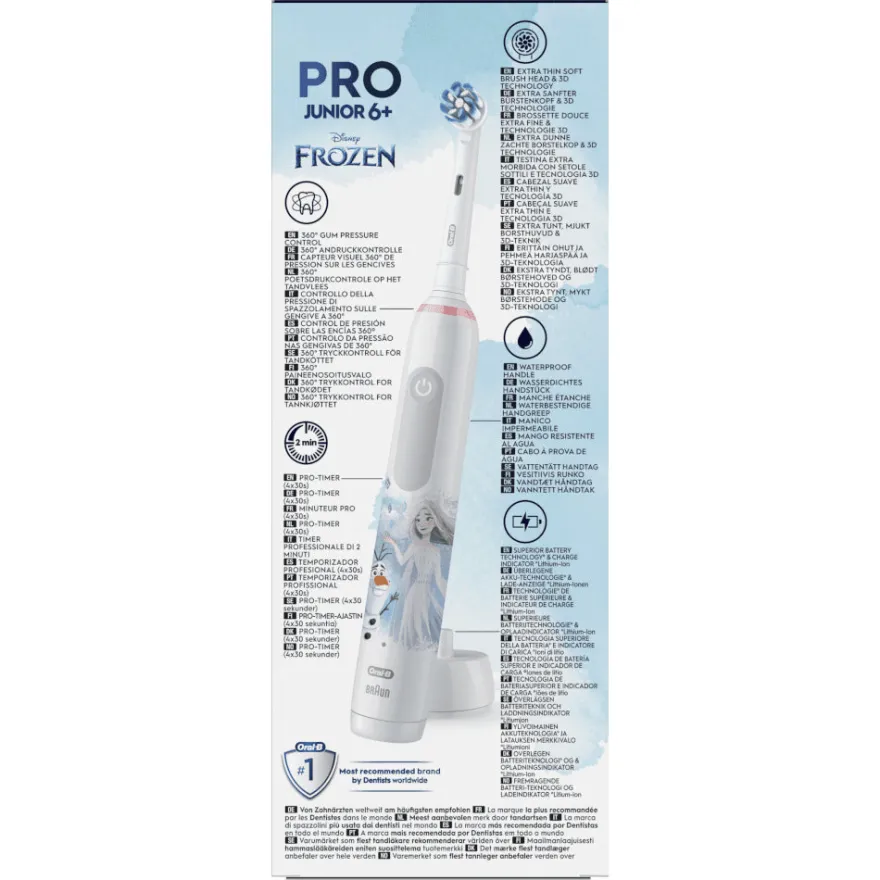 Oral-B Cepillo Recargable Pro Junior 6+ Frozen