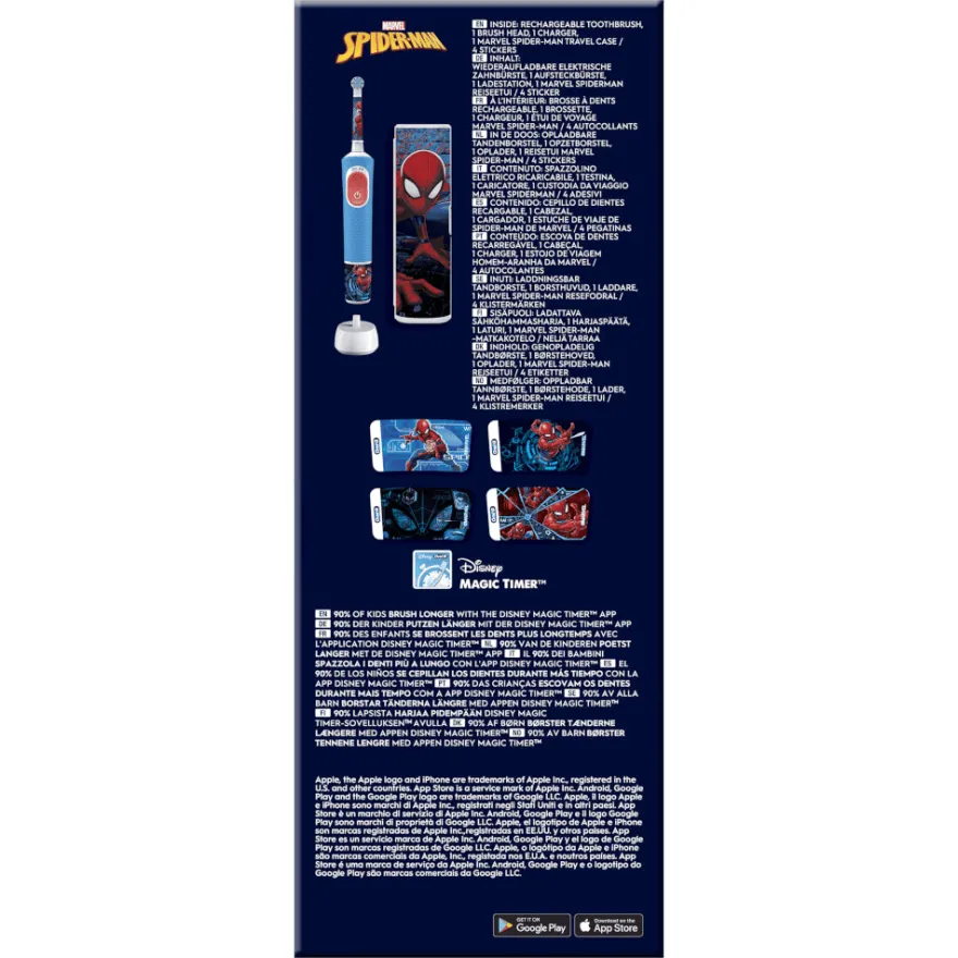 Oral-B Cepillo Recargable Vitality Kids Box Spiderman