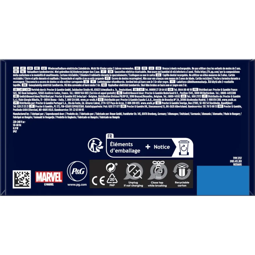 Oral-B Cepillo Recargable Vitality Kids Box Spiderman