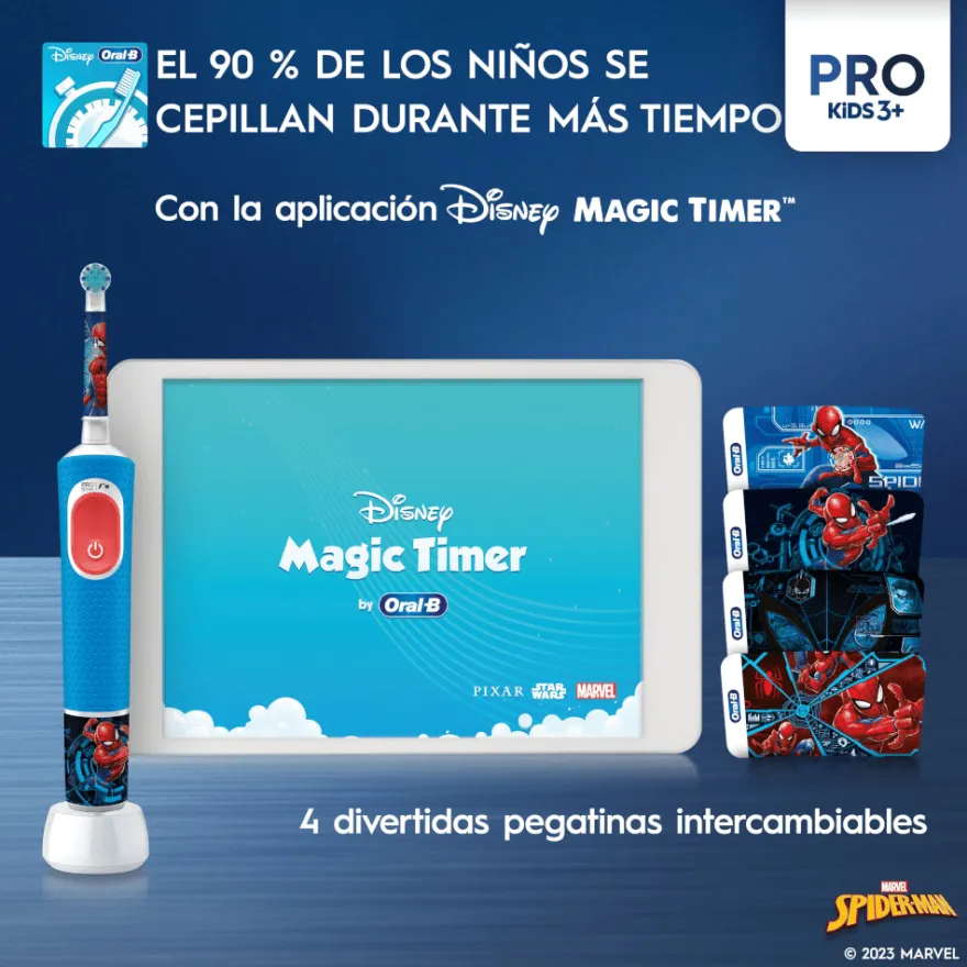 Oral-B Cepillo Recargable Vitality Kids Box Spiderman