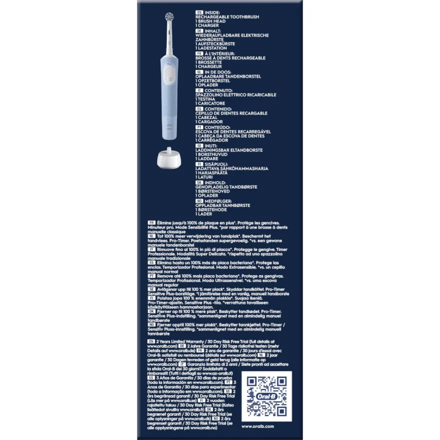 Oral-B Cepillo Recargable Vitality Pro Azul 1 unidad