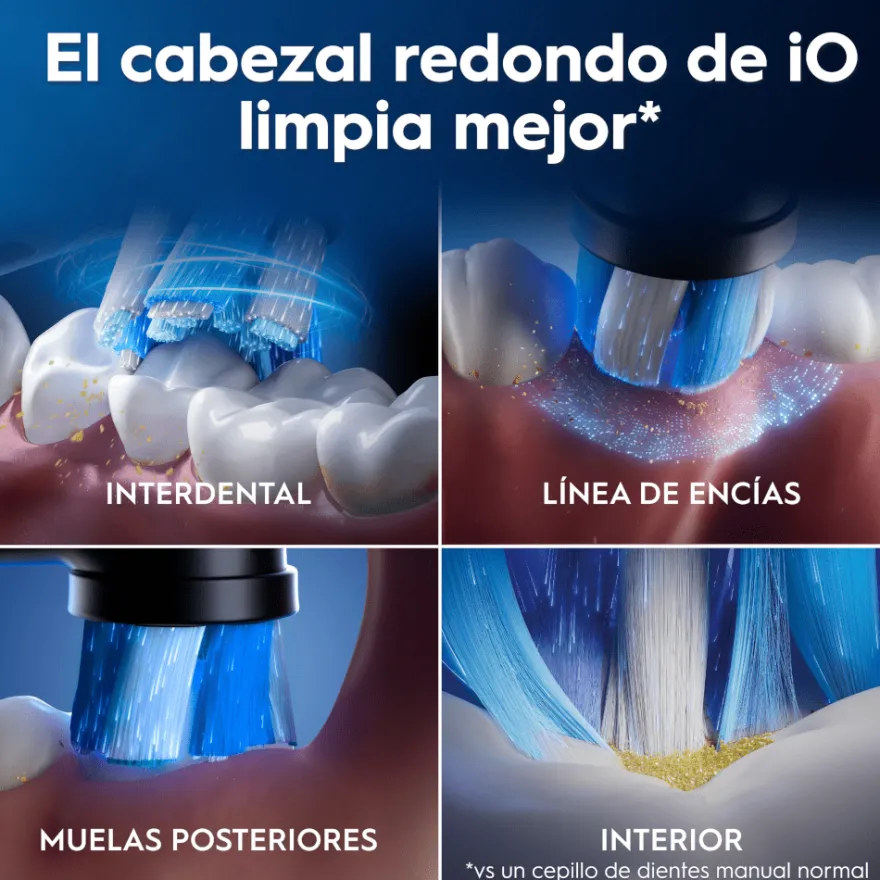 Oral-B iO 6 Cepillo De Dientes Eléctrico 4 Cabezales