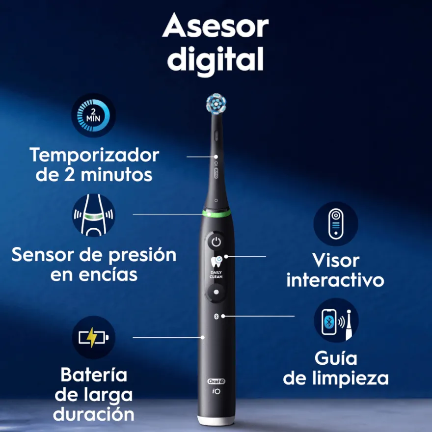 Oral-B iO 6 Cepillo De Dientes Eléctrico 4 Cabezales