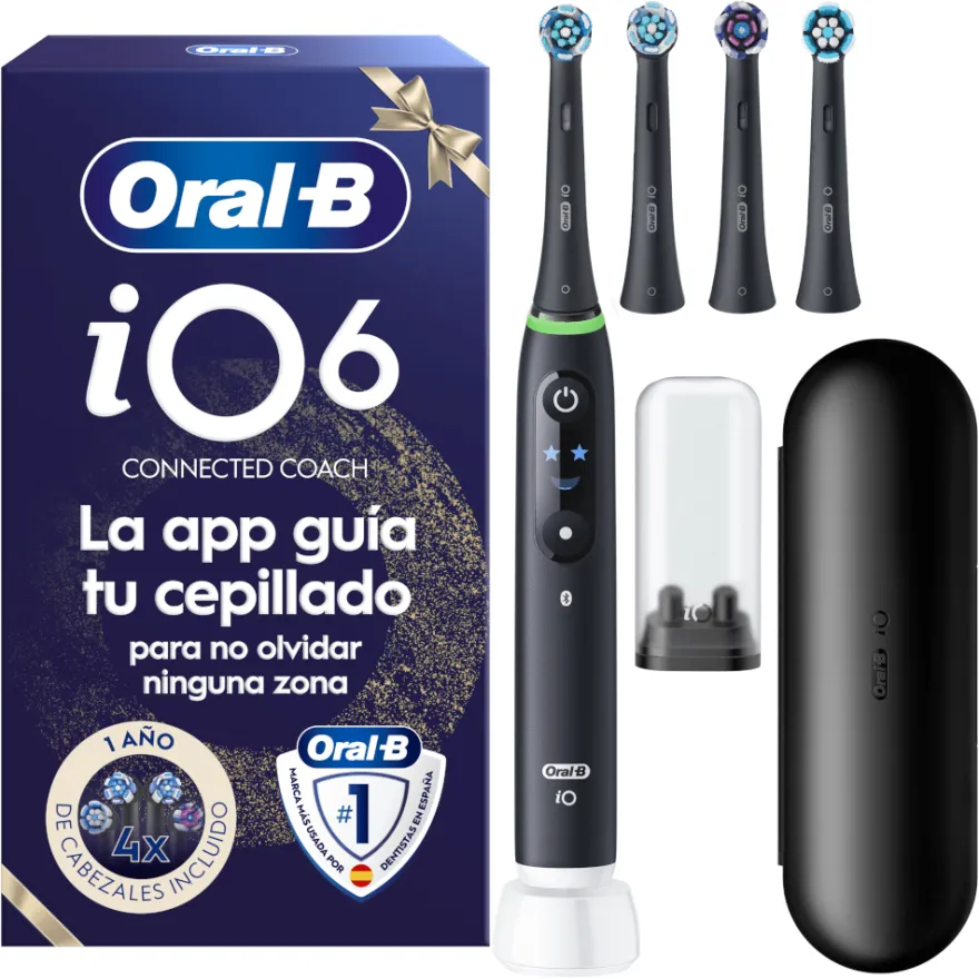 Oral-B iO 6 Cepillo De Dientes Eléctrico 4 Cabezales