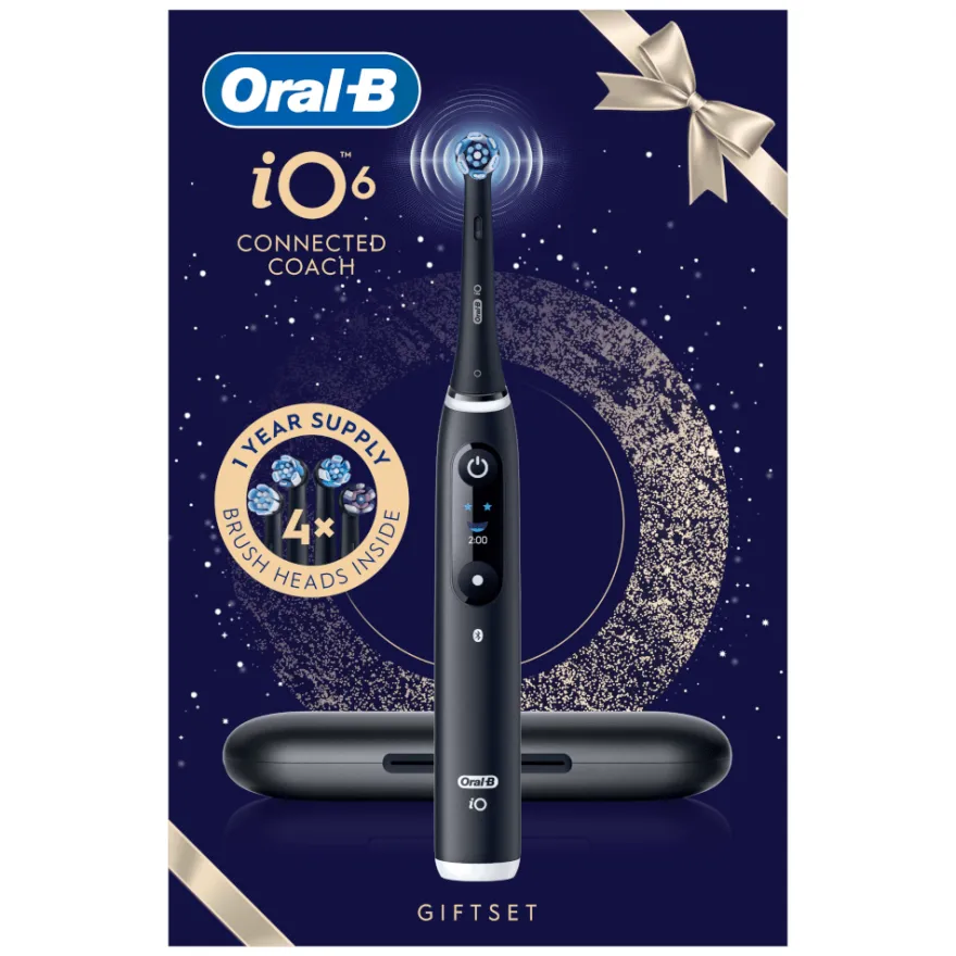 Oral-B iO 6 Cepillo De Dientes Eléctrico 4 Cabezales