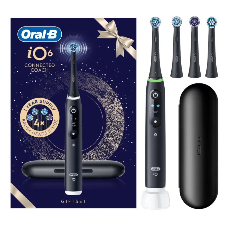 Oral-B iO 6 Cepillo De Dientes Eléctrico 4 Cabezales
