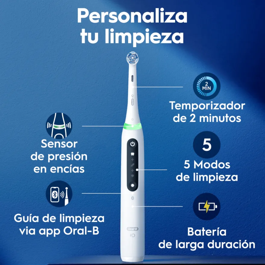 Oral-B iO 5 Cepillo de dientes eléctrico 4 cabezales Pack Regalo