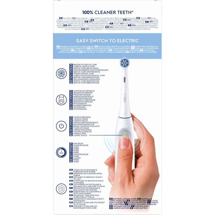 Oral-B iO2 Cepillo de Dientes Eléctrico Blanco 1 ud