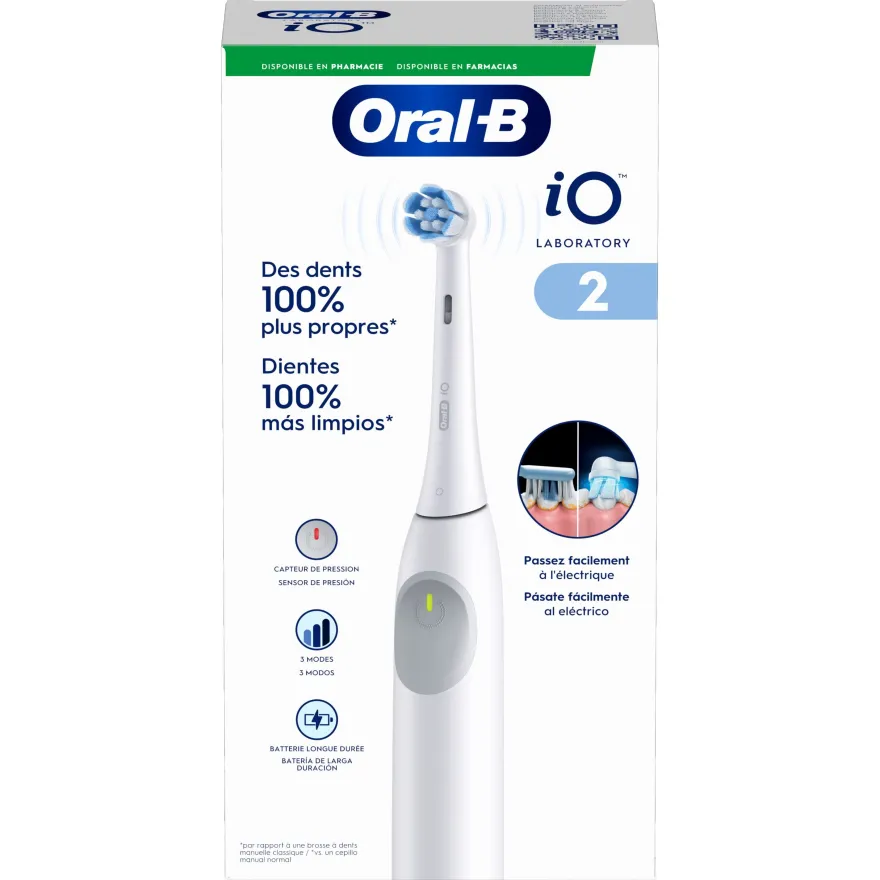 Oral-B iO2 Cepillo de Dientes Eléctrico Blanco 1 ud