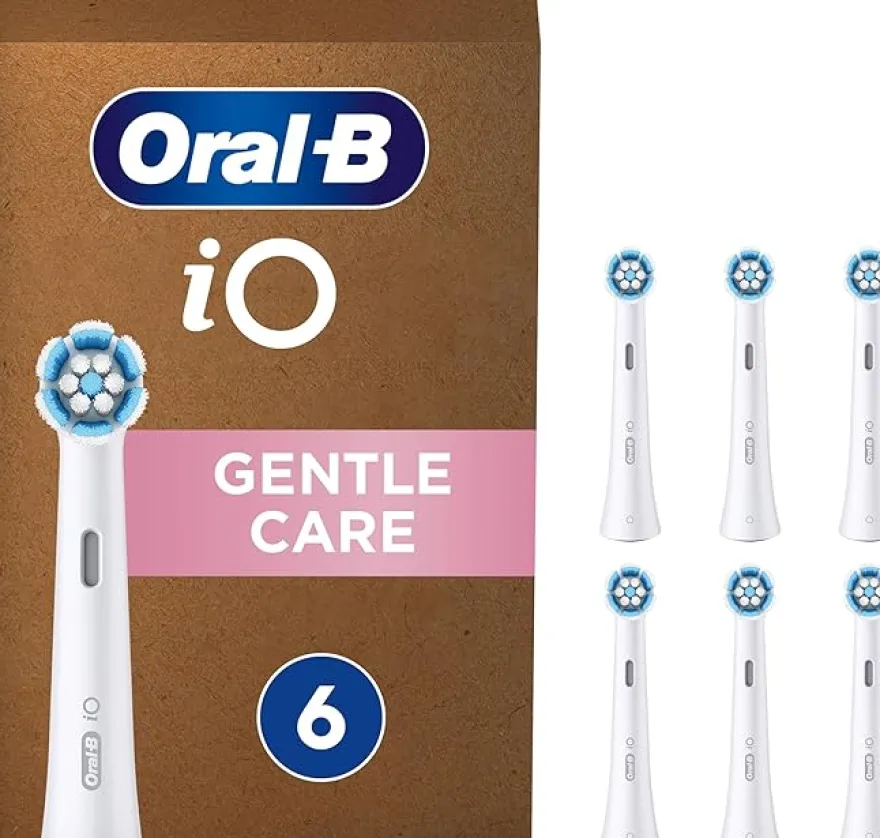 Oral-B iO Gentle Care Cabezal de Cepillo Blanco 6 uds