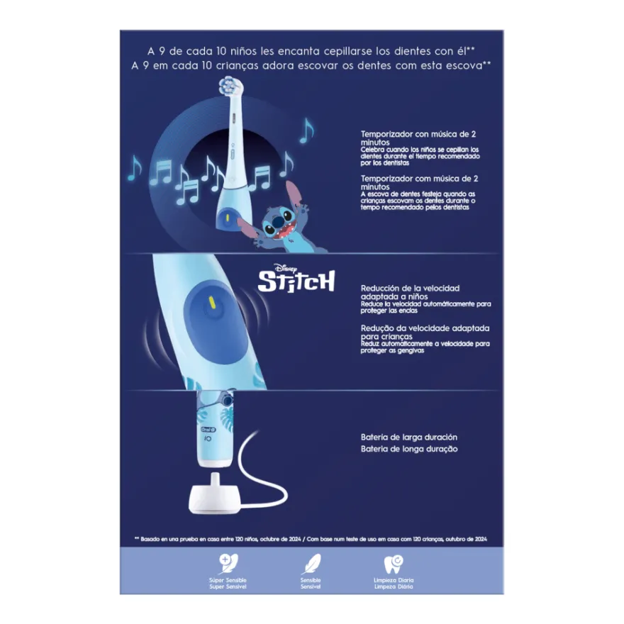 Oral-B iO Kids Disney Stitch Cepillo Eléctrico