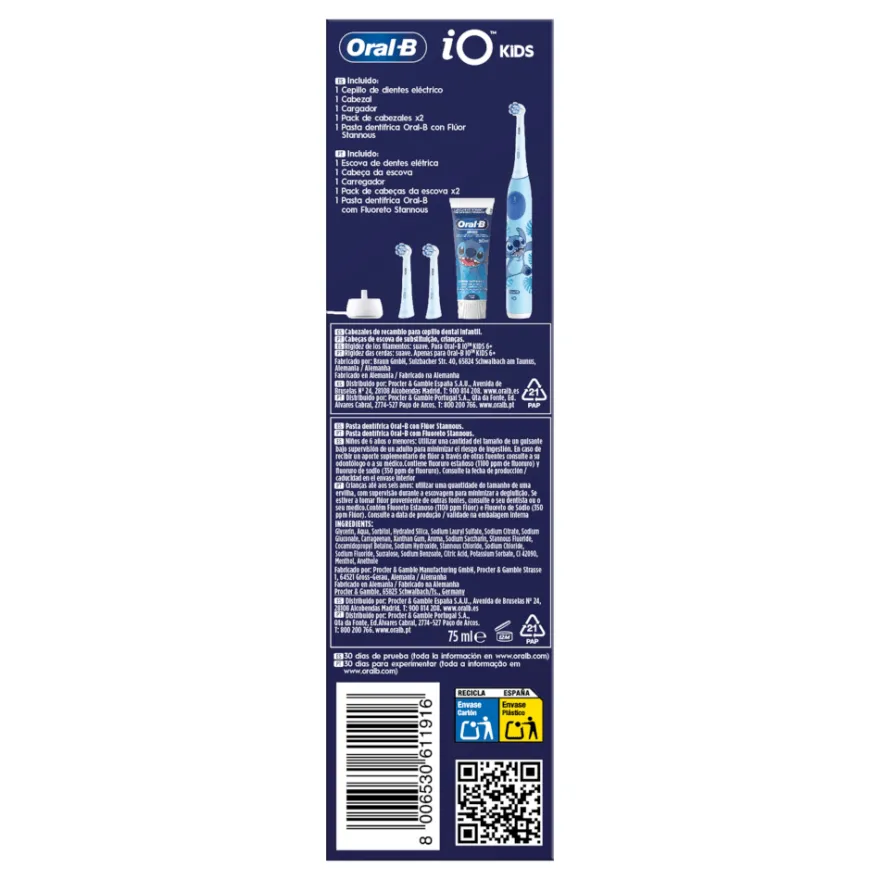 Oral-B iO Kids Disney Stitch Cepillo Eléctrico