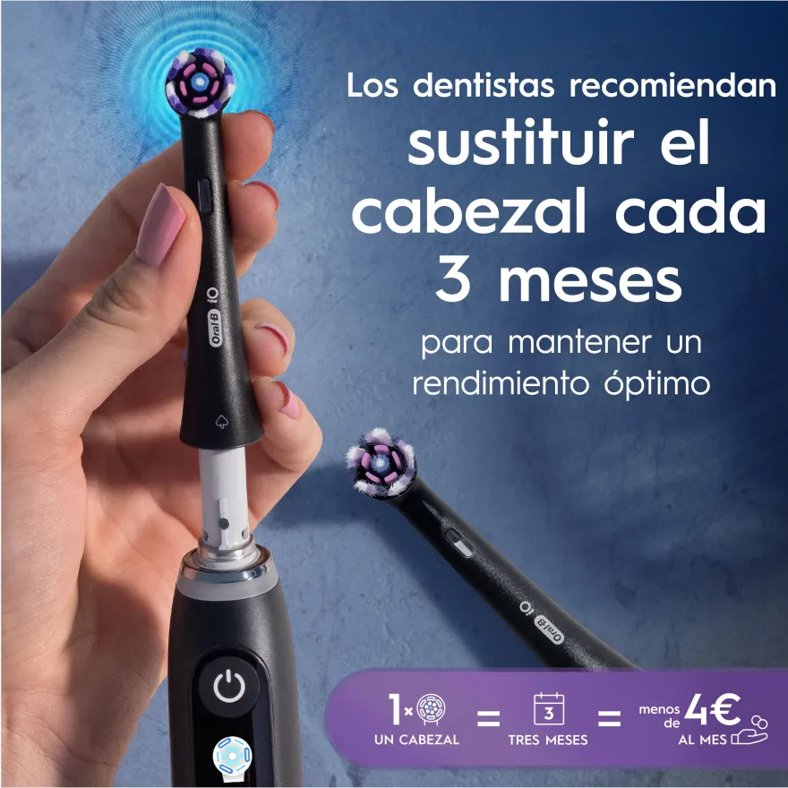 Oral-B iO Radiant White Cabezal de Reemplazo 4 uds