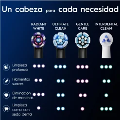 Oral-B iO Radiant White Cabezal de Reemplazo 4 uds