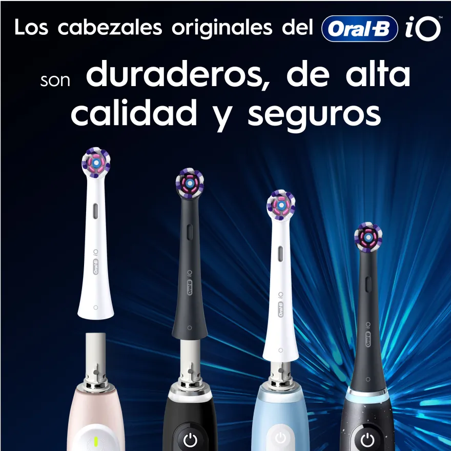 Oral-B iO Radiant White Cabezal de Reemplazo 4 uds