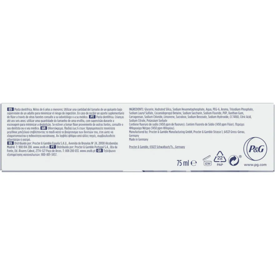 Oral-B Pasta 3D White Luxe Perfection 75ml