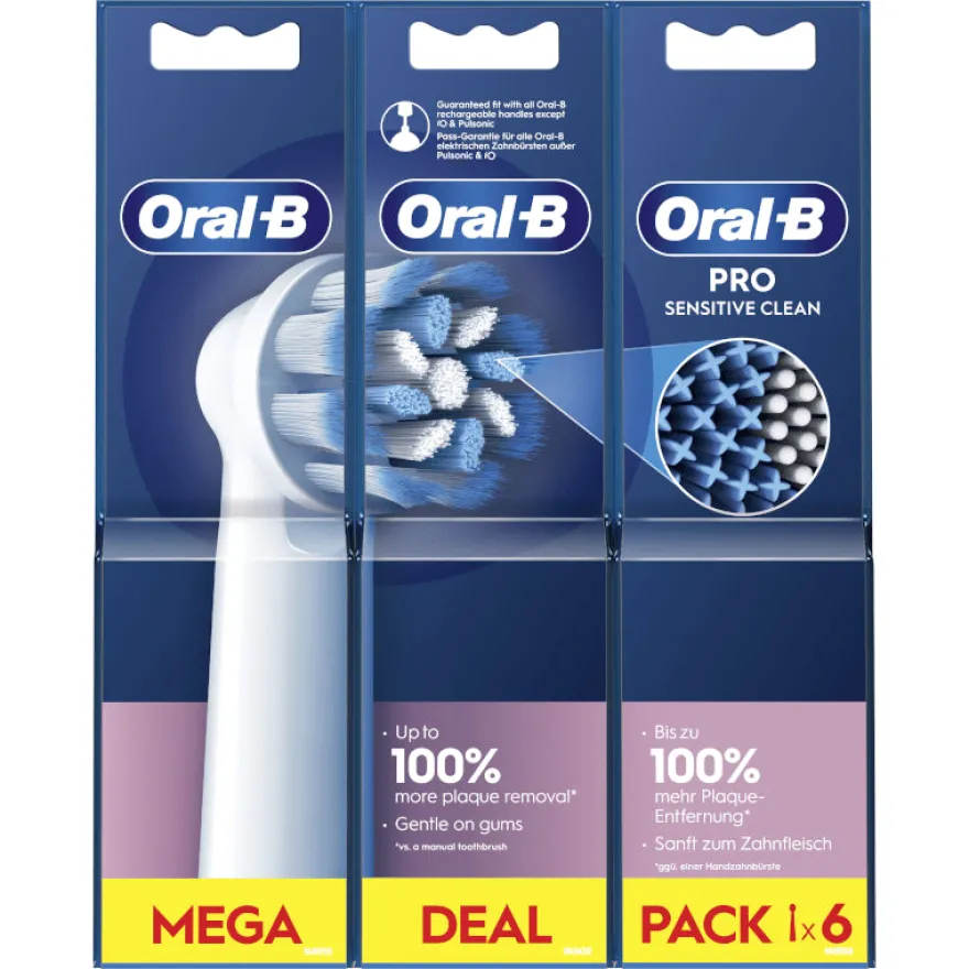 Oral-B Recambio Cepillo Sensitive Clean 2+2+2