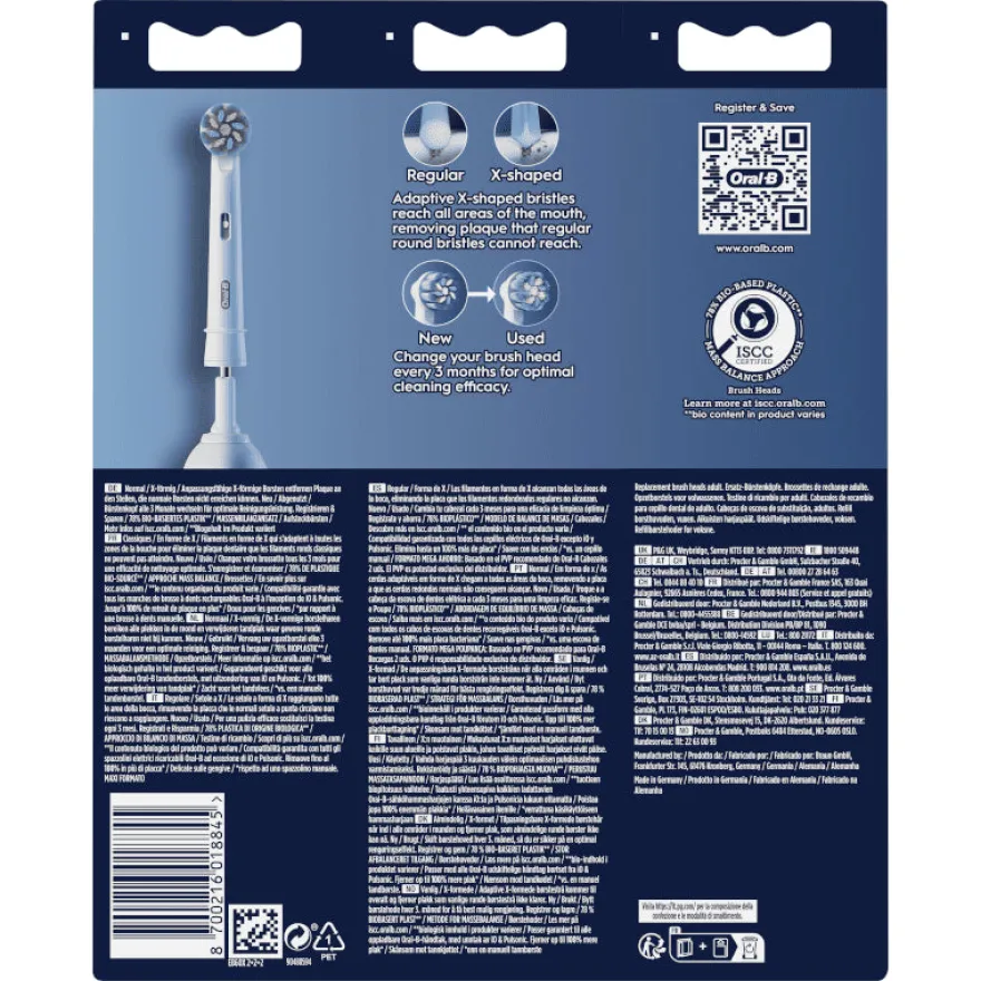 Oral-B Recambio Cepillo Sensitive Clean 2+2+2