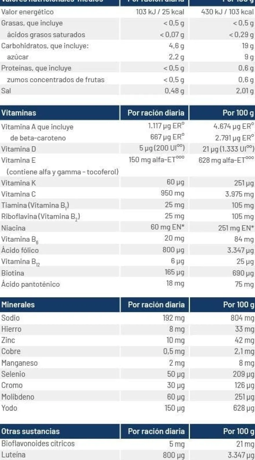 Orthomol Immun Bebible 30 Viales