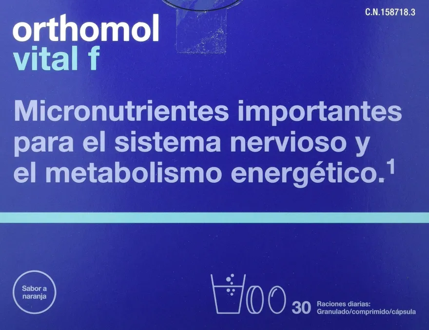 Orthomol Vital F Bebible 30 Viales