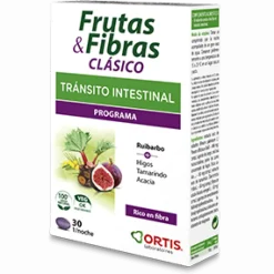Ortis Frutas & Fibra Clásico 30 Comprimidos