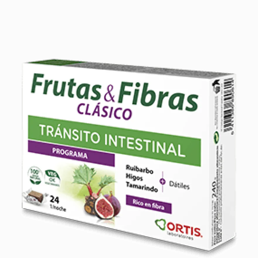 Ortis Frutas & Fibra Clásico 24 cubos